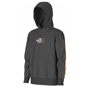 The North Face Boys Camp Fleece Pullover Hoodie Size XL (14-16) Asphalt Grey